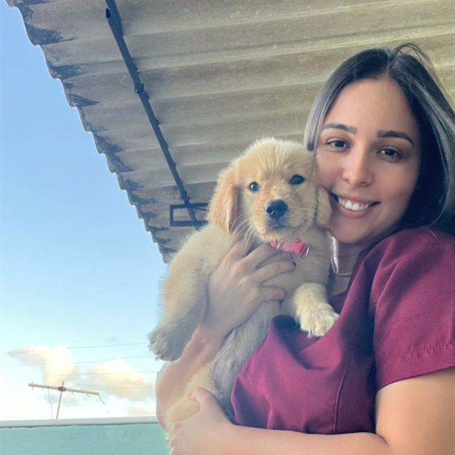 Dra. Maria Luiza, médica-veterinária